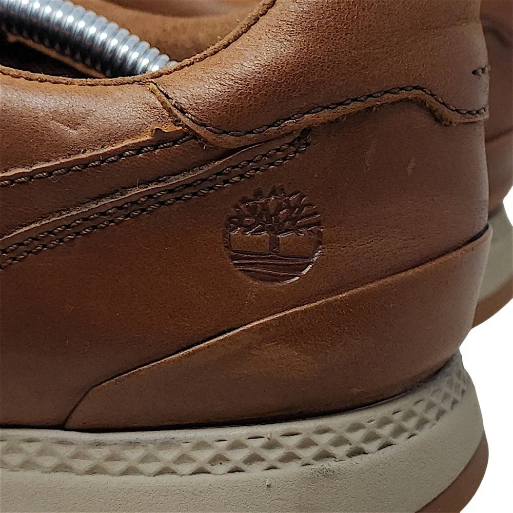 Timberland Sneakers 11 Mens Oxford Aerocore Brown Leather A23EV Low Top Shoes